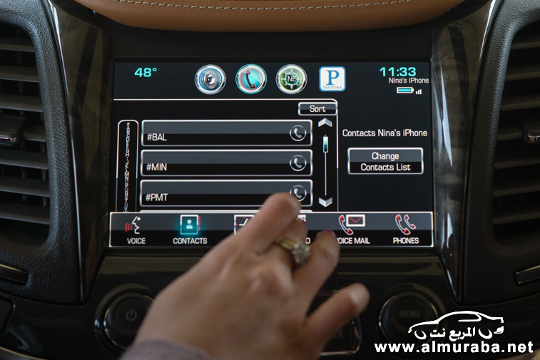 شفرولية تدشن نظام معلومات جديد على سيارتها "امبالا 2014" تستطيع التحكم مباشرة من شاشة السيارة 3